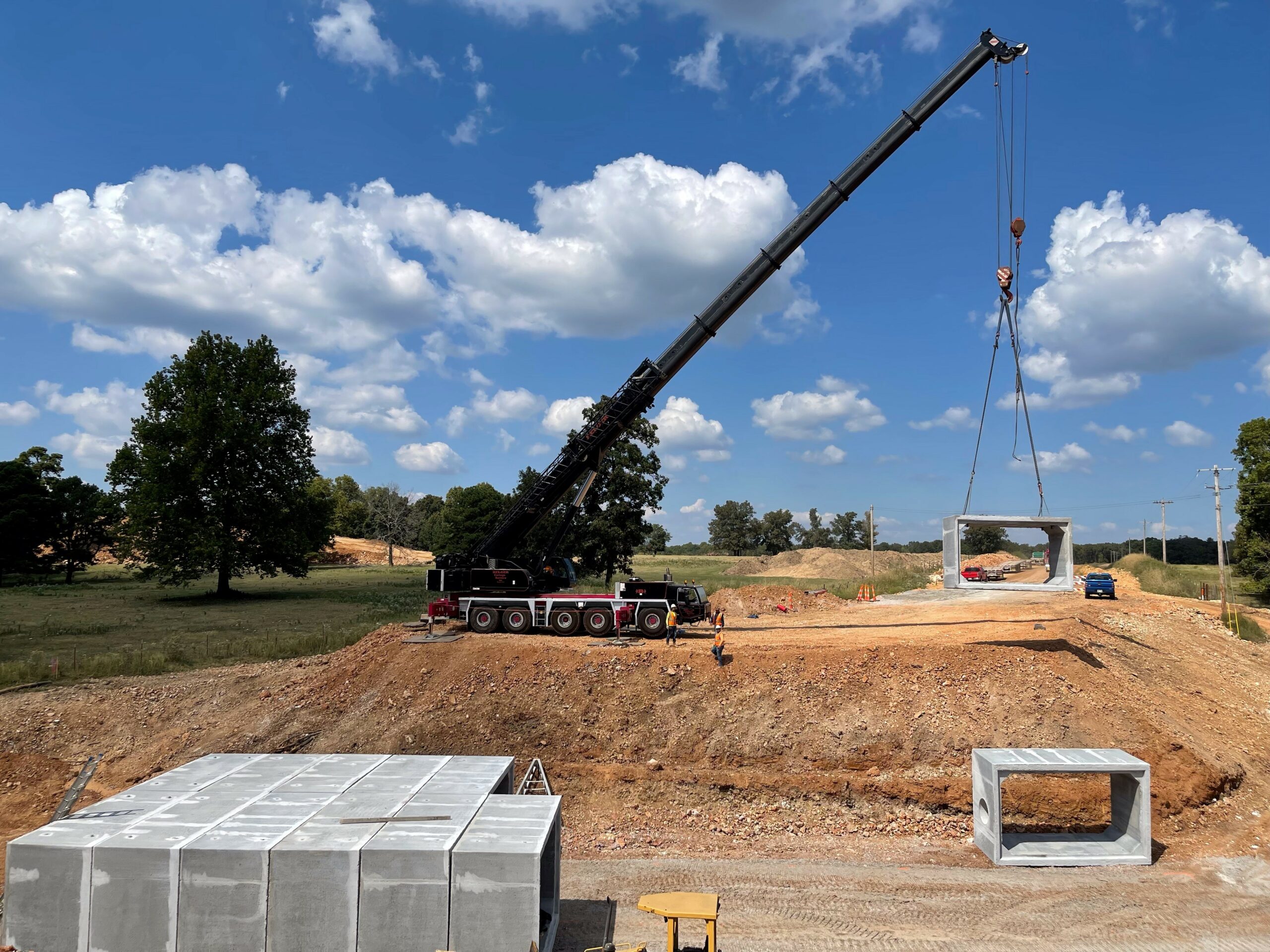 Belger’s 275-ton Link-Belt hydraulic truck crane